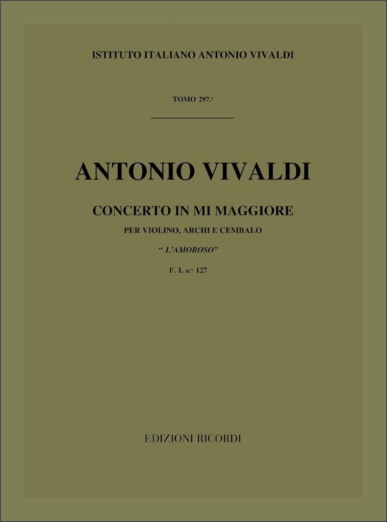Concerto In Mi 'L'Amoroso' RV 271